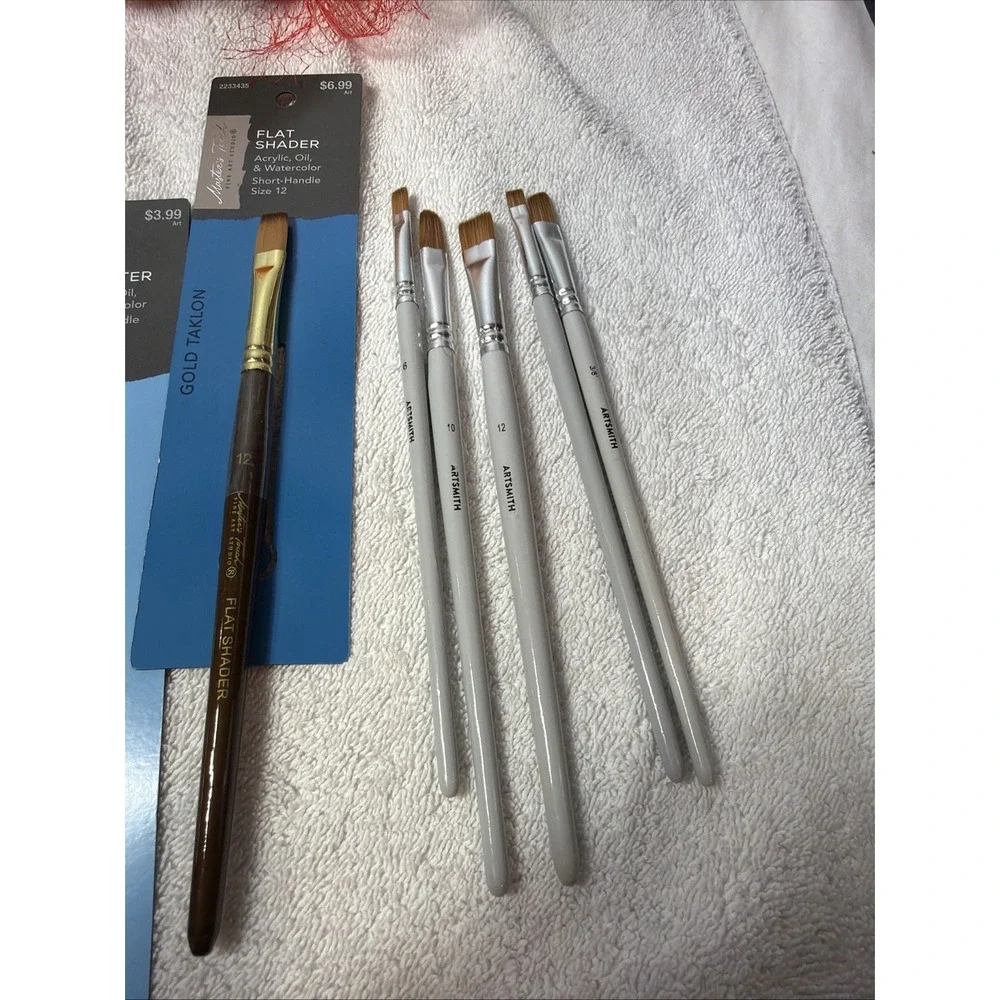 artist paint brushes lot